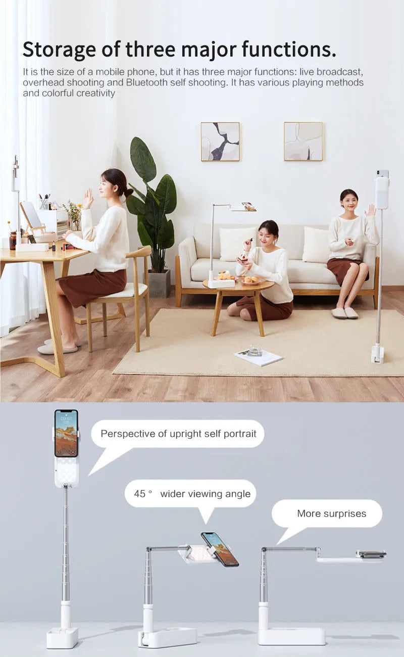 Fill-in Light Kit Smartphone Stand
